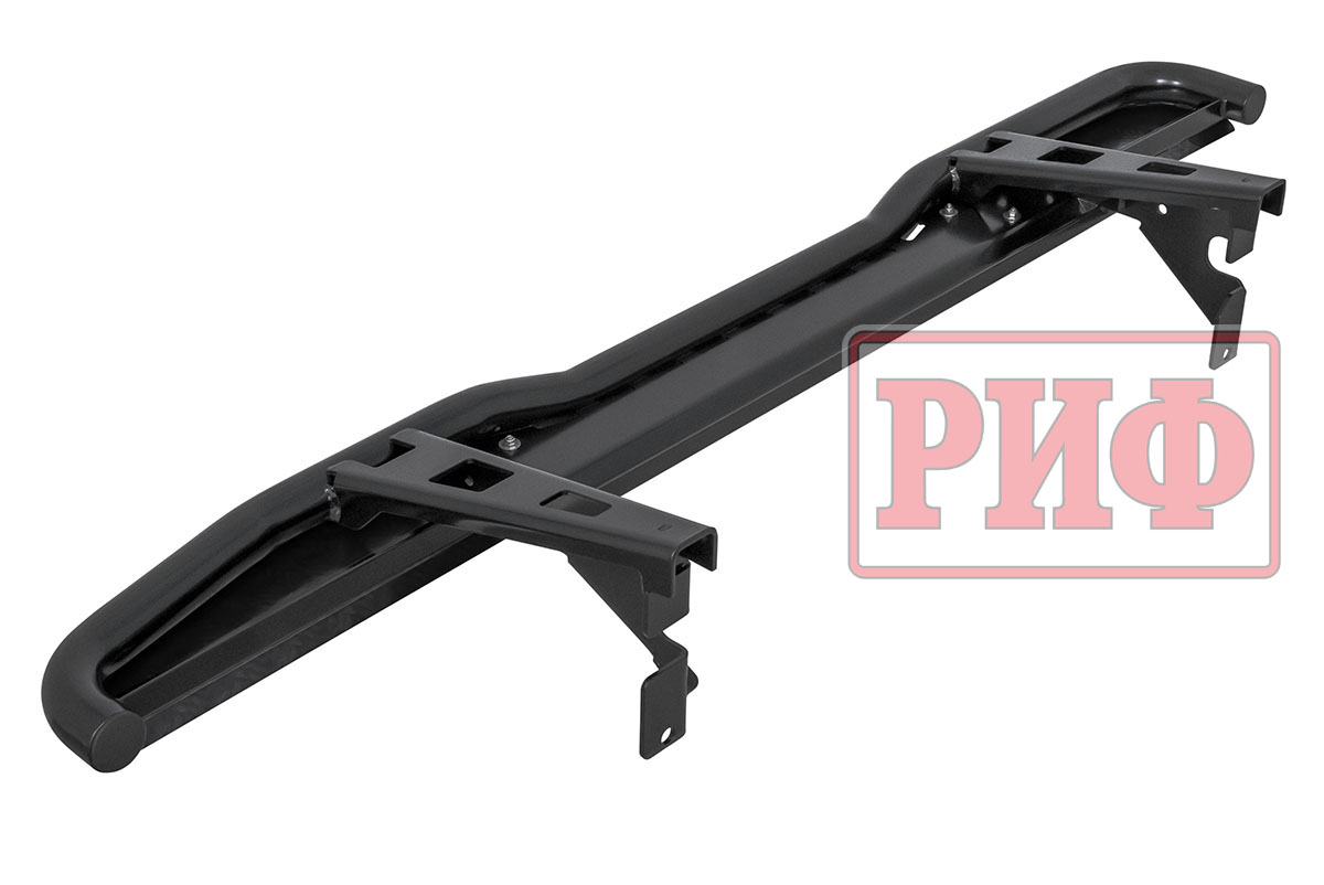Пороги РИФ силовые Toyota Land Cruiser Prado 120 черные