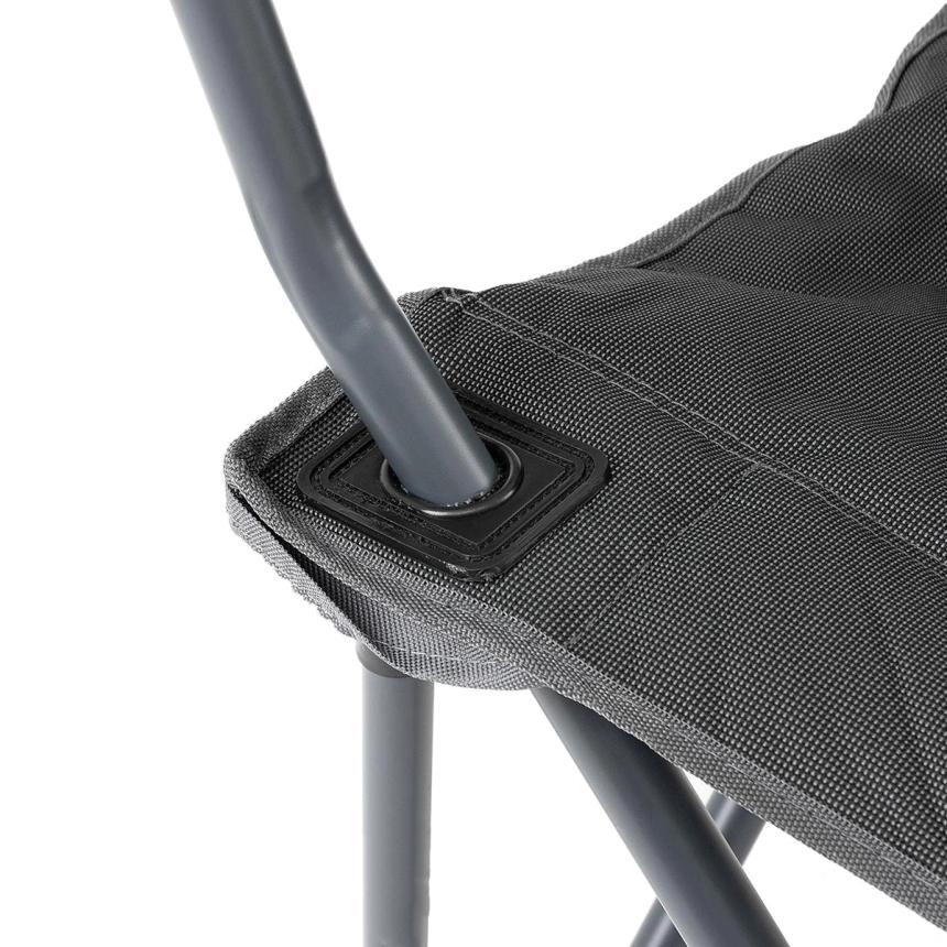 Кресло NISUS складное серое 150 кг.