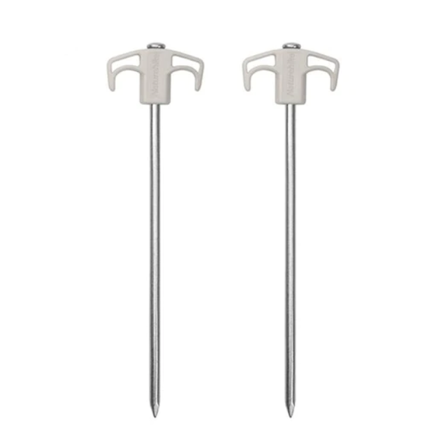 Колышки для палатки Naturehike оцинкованная сталь (2 шт.) 25 см, люминесцентные