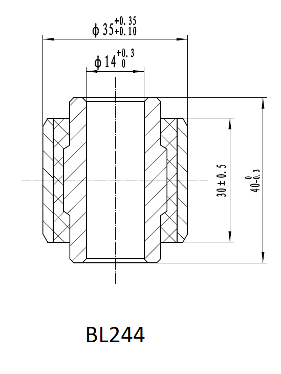 Втулка для амортизатора РИФ SA244 (с маркировкой ’1’)