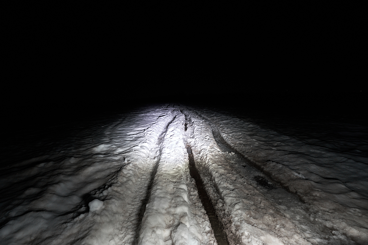 Светодиодная фара водительского света РИФ с ДХО 434 мм 96W