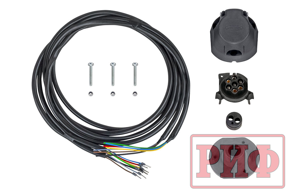 Бампер РИФ силовой задний Changan Hunter Plus с квадратом под фаркоп и фонарями