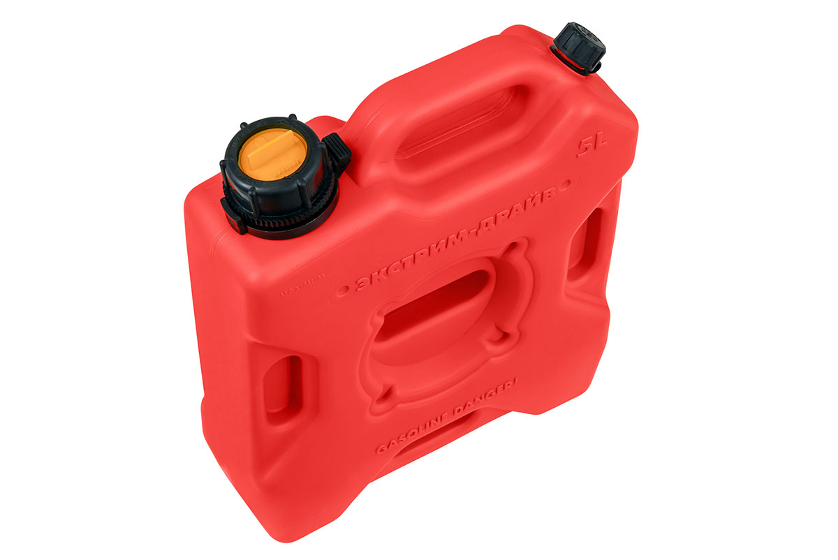 Канистра Экстрим "Драйв Плюс" 2 горловины 5 л (красная)
