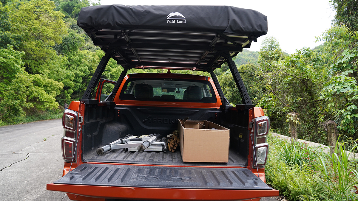 Система установки палатки Wild Land Truck Tower System на кузов пикапа, универсальная