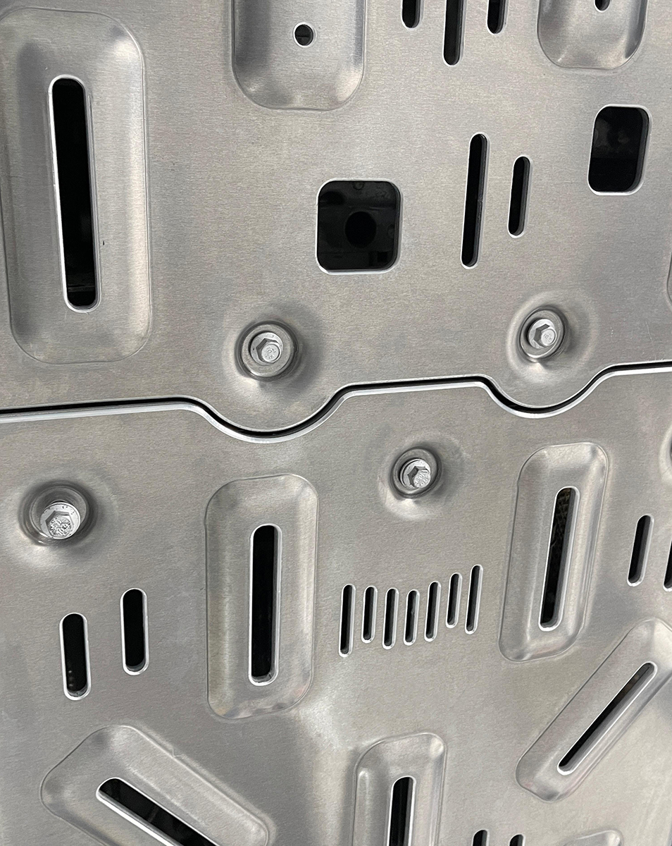 Защита Falcon радиатора, картера, РК, КПП для TANK 500 2022-2024 (бензин), алюминиевая, 8 мм