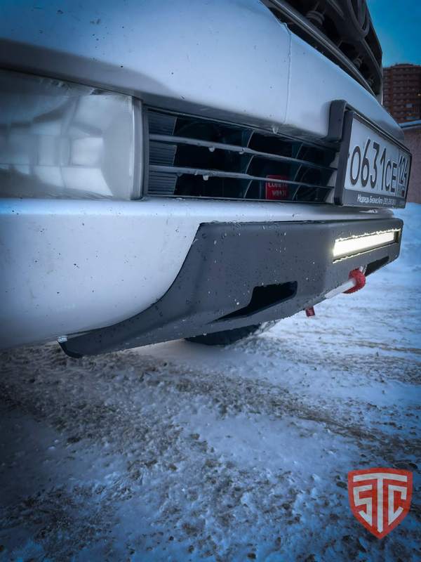 Мини силовой бампер (площадка под лебедку) Toyota Land Cruiser 200 2008-2015