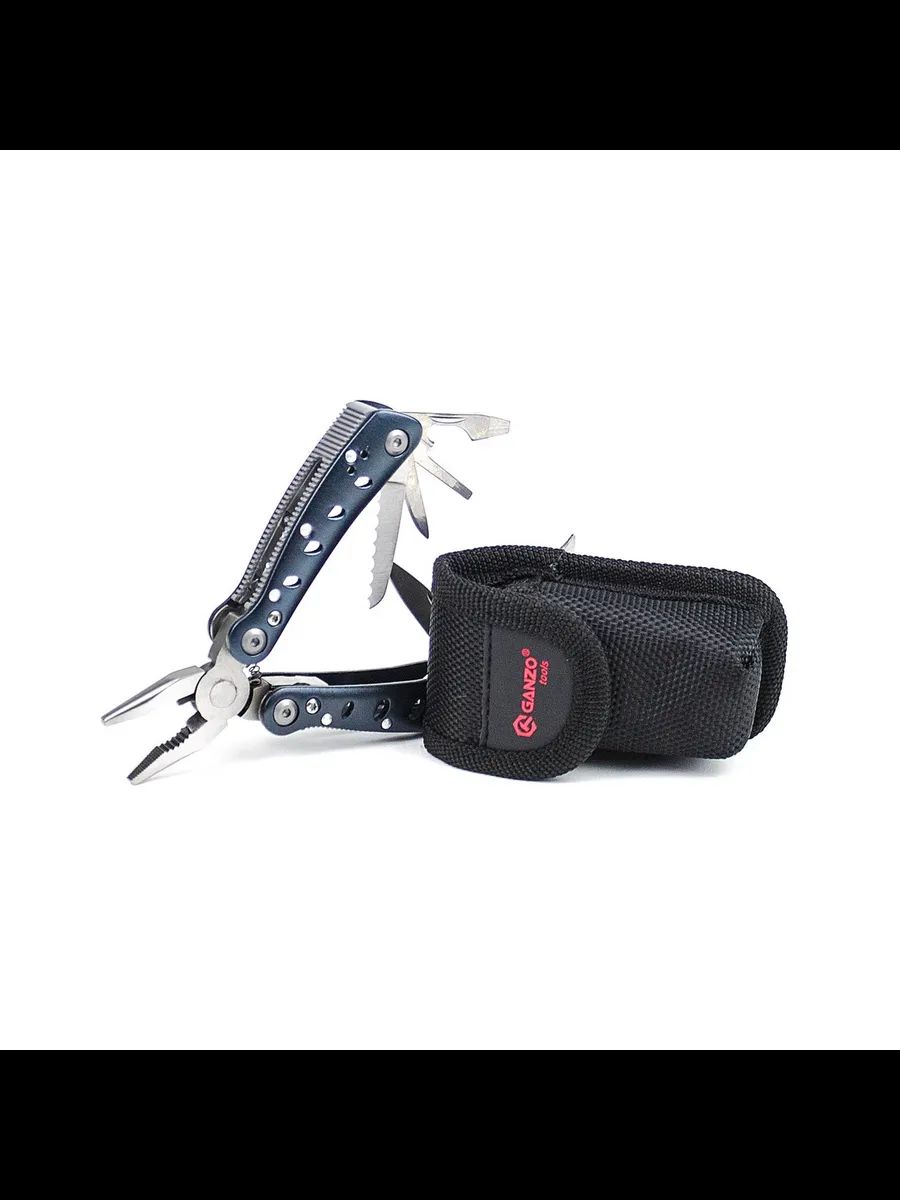 Мультитул Ganzo G2019S, 11 предметов, цв.синий