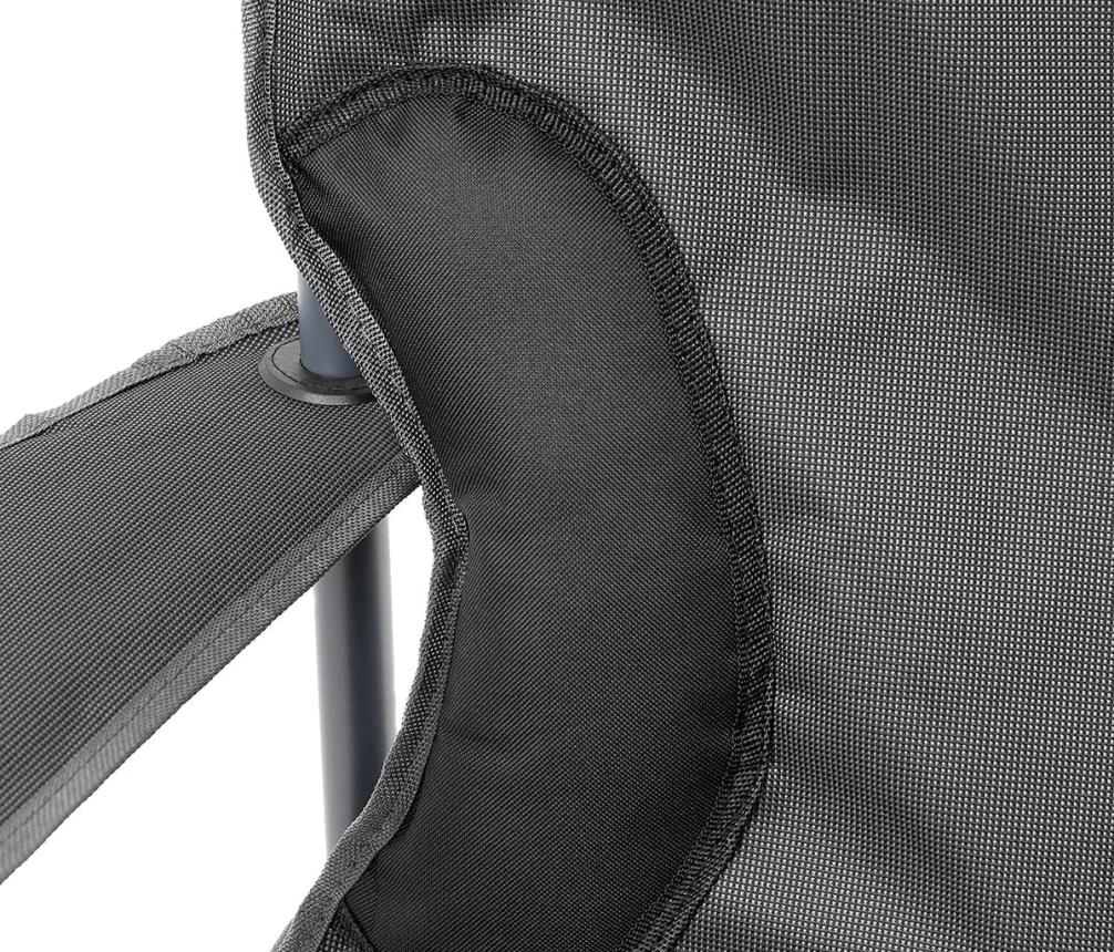 Кресло NISUS складное серое 150 кг.