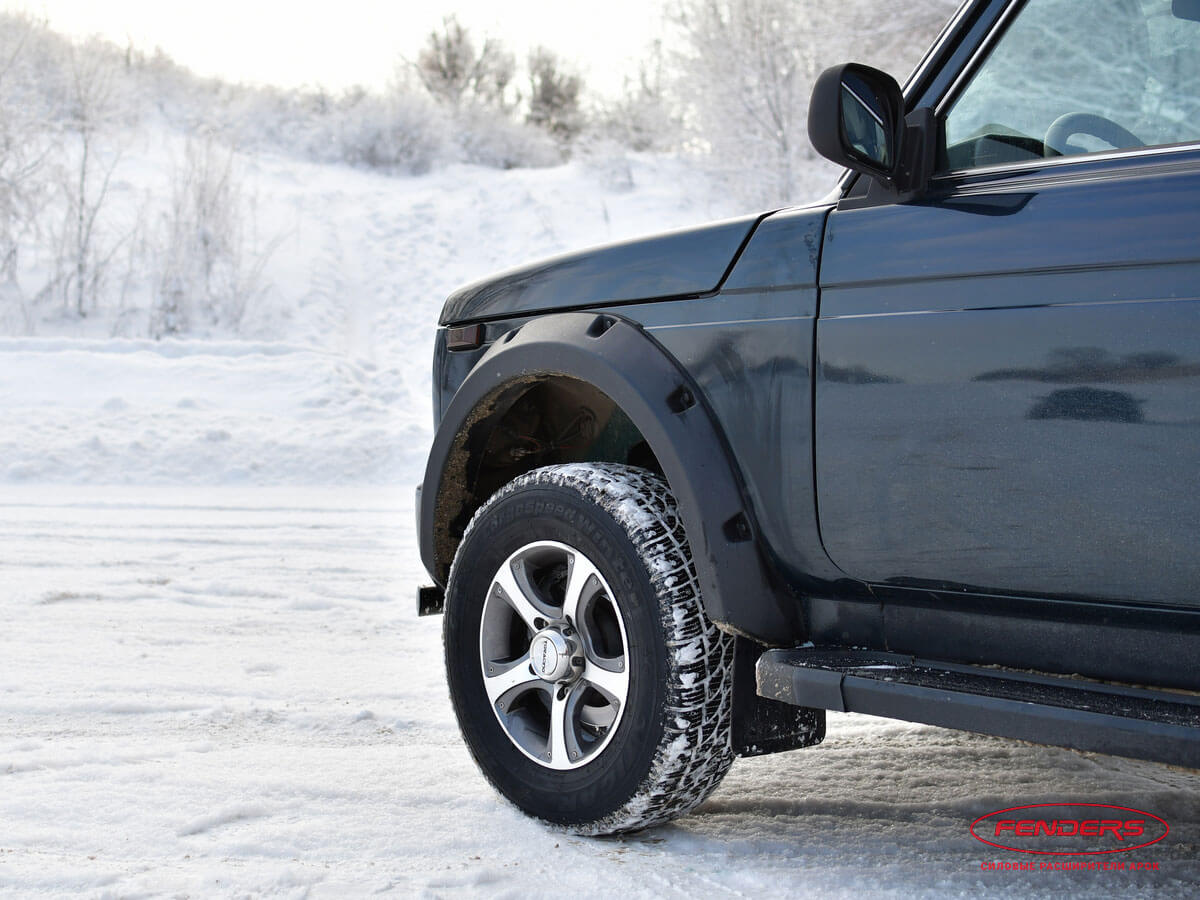 Расширители колёсных арок ВАЗ НИВА 4X4 URBAN 3D (передние 70 мм, задние 70 мм)