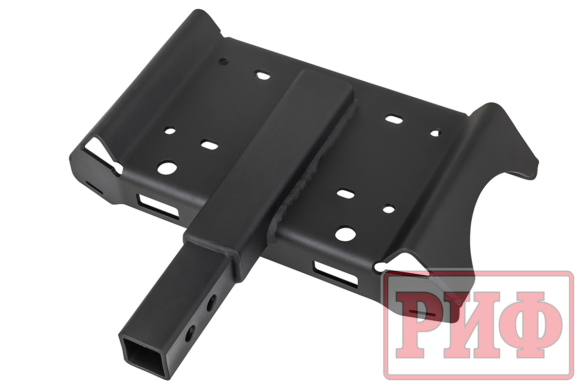 Площадка съёмная РИФ для переносной лебёдки под квадрат, облегчённая, с ручками