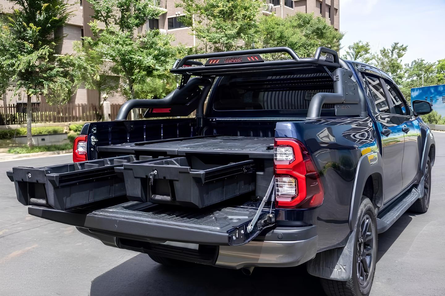 Система хранения (органайзер) в кузов Toyota Hilux (2015 - )