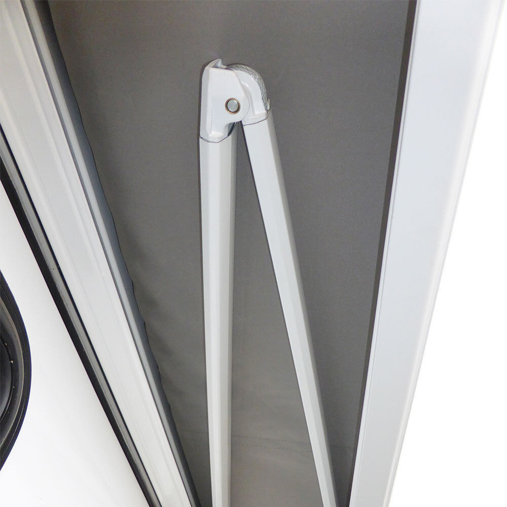 Маркиза автомобильная РИФ 3.0х2,5 м кассетная, привод механический, ручной, корпус белый