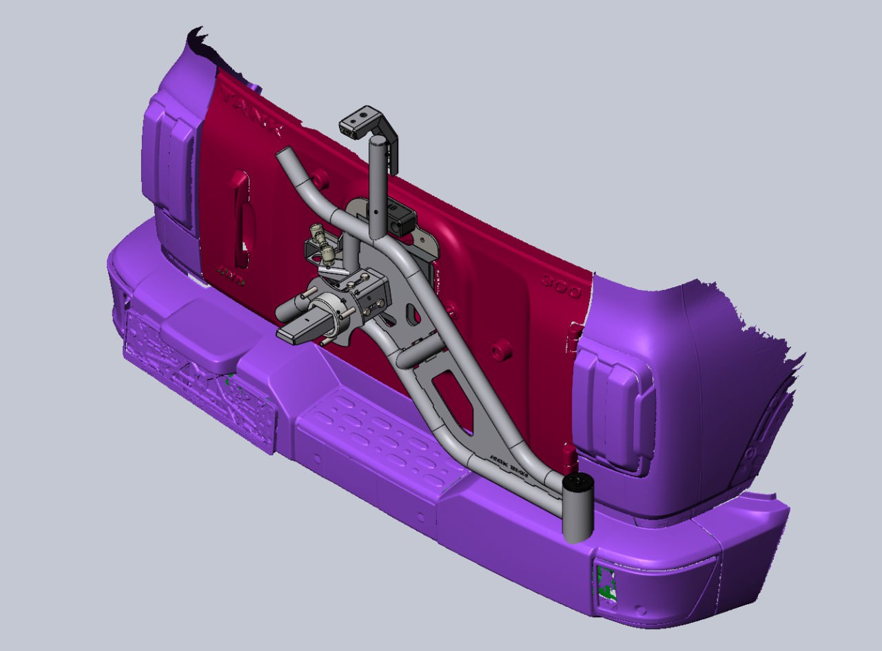 Калитка запасного колеса Arctic Truck для автомобиля TANK 300