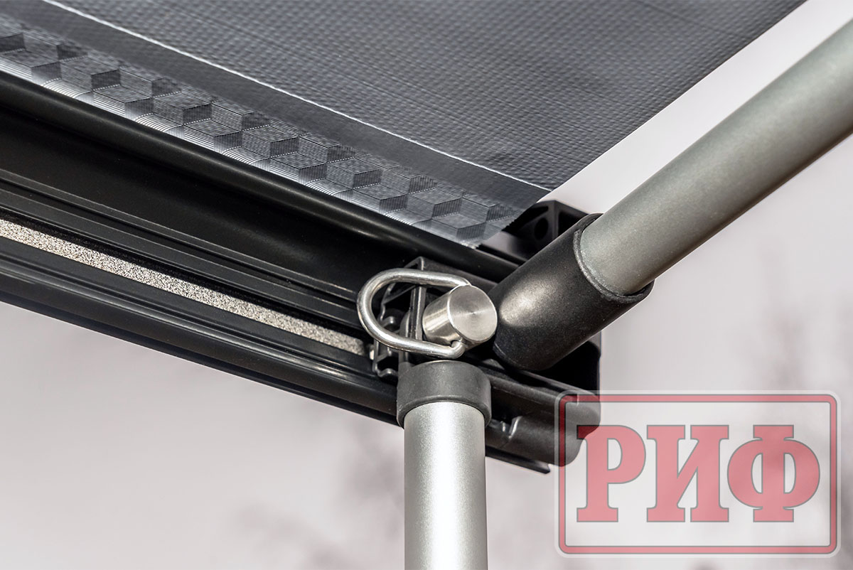 Маркиза автомобильная РИФ 2,13х2,5 м полуавтомат (винил) темно-серая