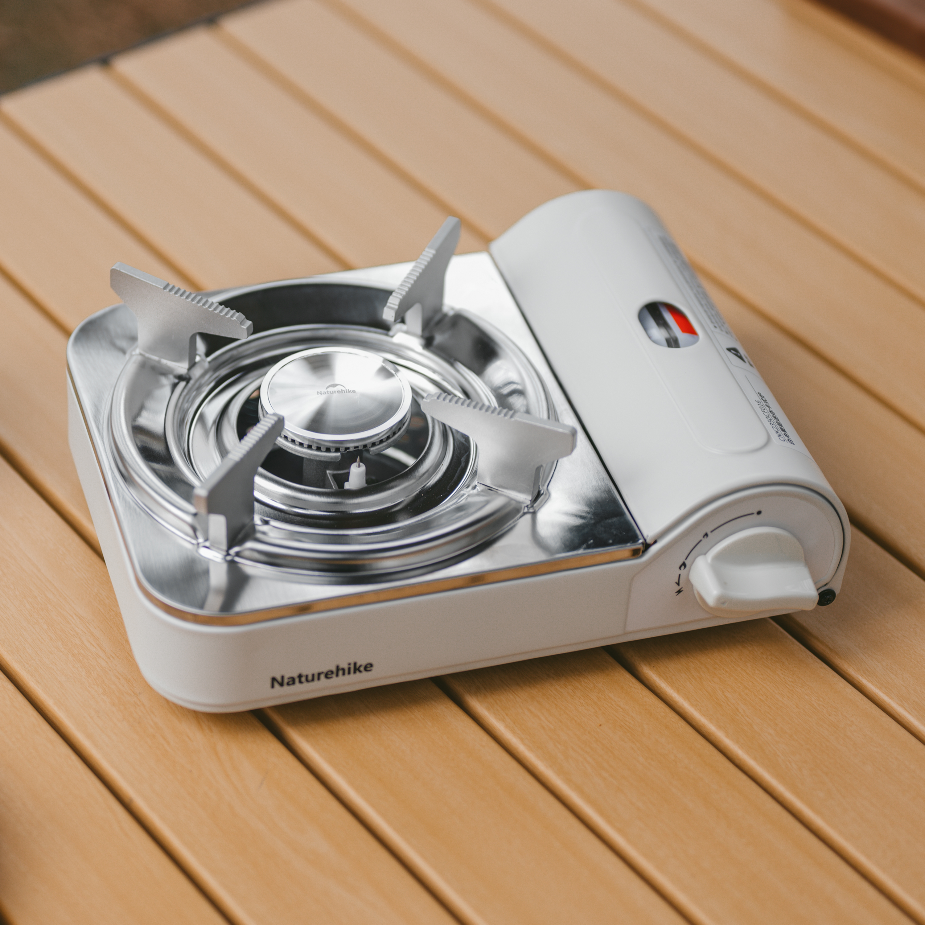 Плита газовая Naturehike 2,2 кВт, темно-белая