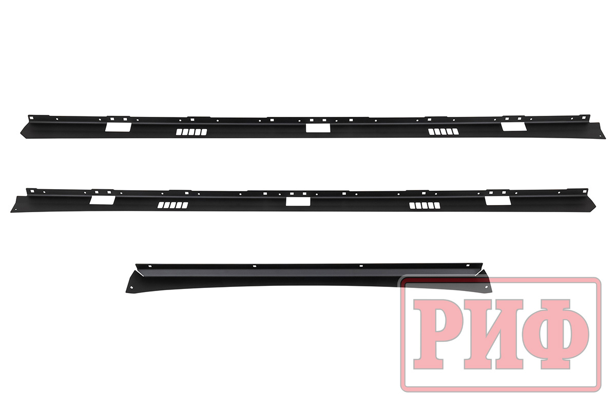 Багажник экспедиционный (платформа) алюминиевый РИФ 1250x2080 мм для Nissan Patrol Y61 2004+ (с крепежом)