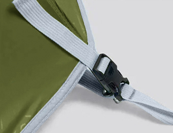 Палатка Naturehike P-Series 2-местная, алюминиевый каркас, салатовая