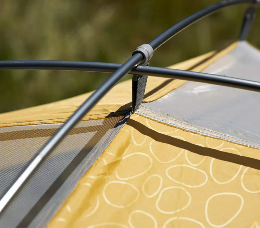 Палатка Naturehike P-Series 2-местная, алюминиевый каркас, желтая