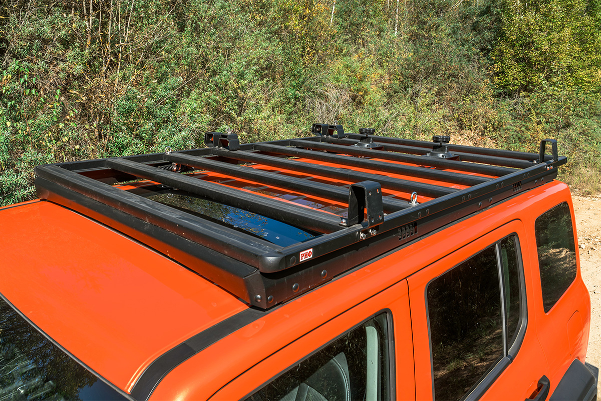 Багажник экспедиционный (платформа) алюминиевый РИФ 1350x2080 мм для TANK 300 (с крепежом)