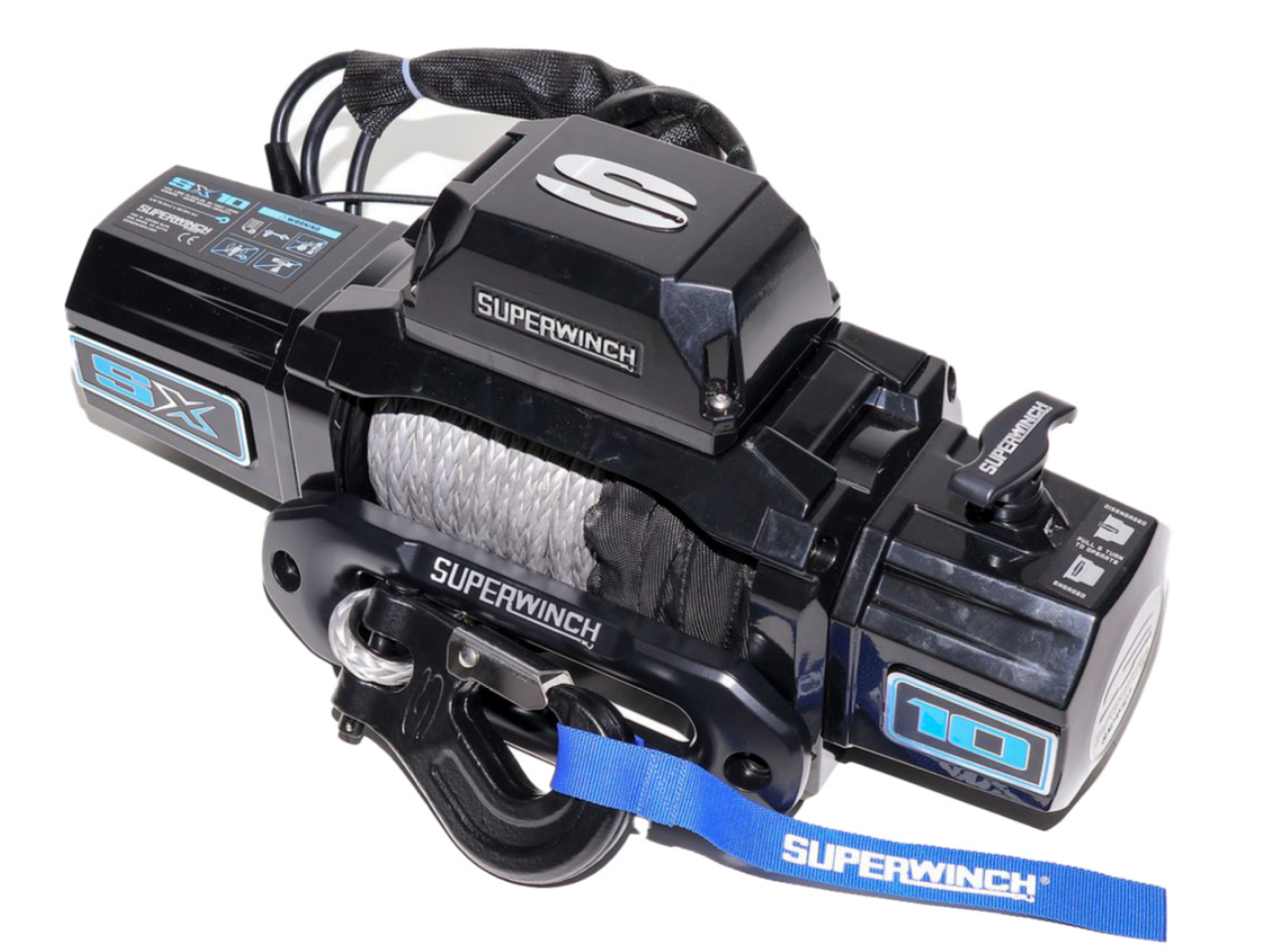 лебедка SUPERWINCH SX10SR (синтетический трос + радиопульт)