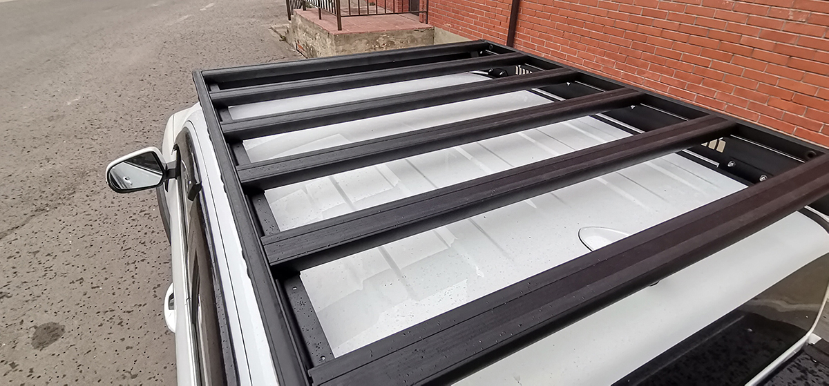 Багажник экспедиционный (платформа) алюминиевый РИФ 1250x1420 мм Great Wall Poer (с крепежом)