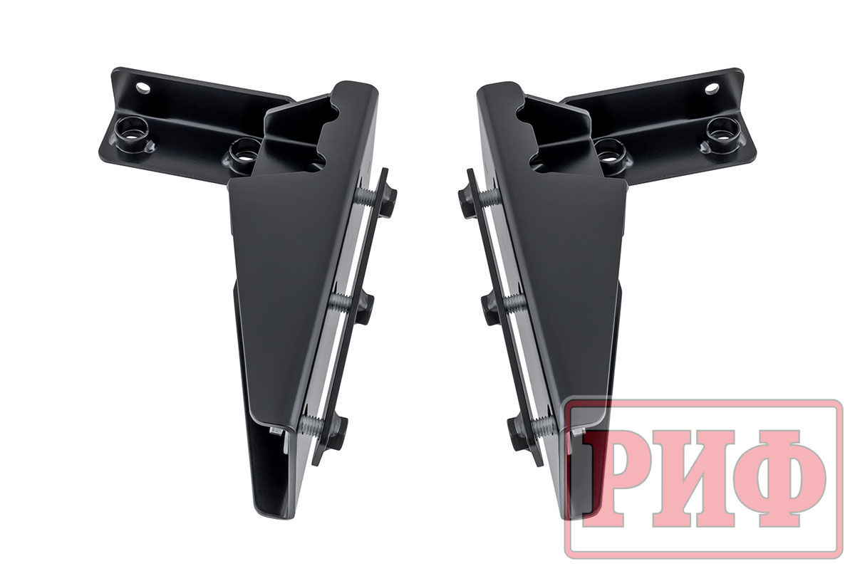 Бампер РИФ передний для Toyota Land Cruiser 76/78/79 2007+ под расширители с доп. фарами и кенгурином