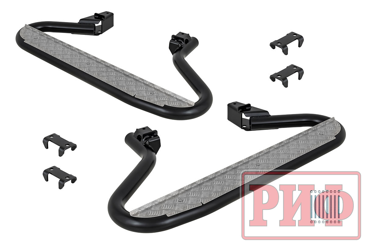 Пороги РИФ съёмные УАЗ Хантер лифт 50 мм