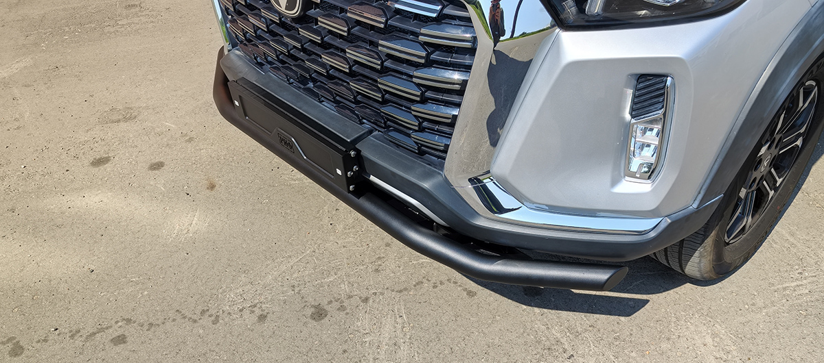 Бампер РИФ силовой передний/защита штатного бампера Changan Hunter Plus c защитой радиатора (устанавливается только с площадкой RIFF70-30000)