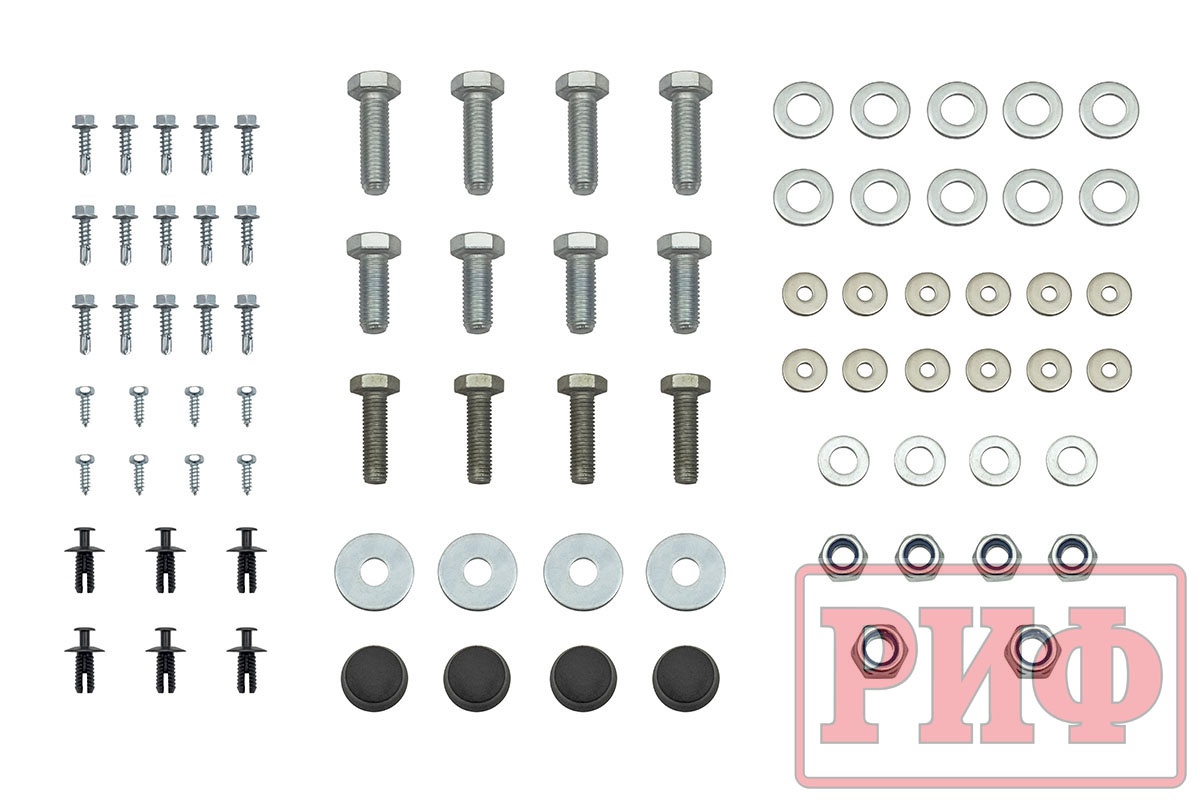 Бампер РИФ силовой передний Jeep Wrangler JL 2018+ под штатные фары, с центральной защитной дугой (для а/м с низкими перед. крыльями))