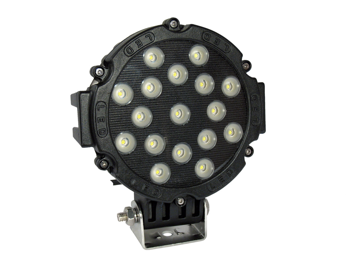 Светодиодная фара дальнего света РИФ 202 мм 51W LED