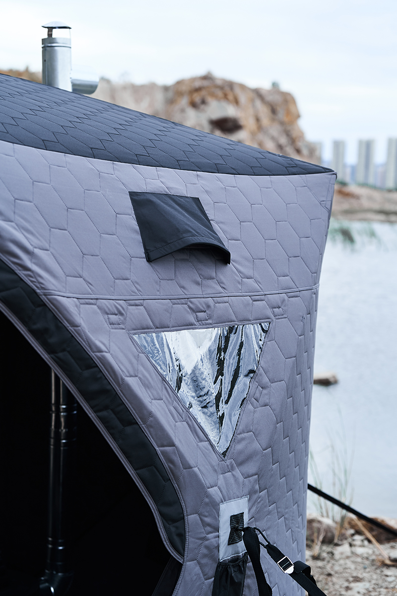 Палатка зимняя Wild Land Ice hub 500, пятиугольная, с полом и накидкой