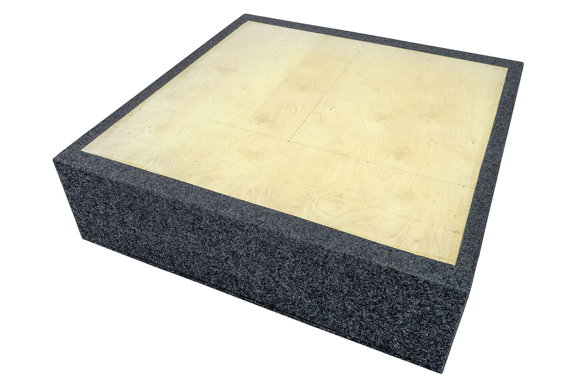 Органайзер в багажник для Toyota Land Cruiser 100 (2 выдвижных ящика+спальник)