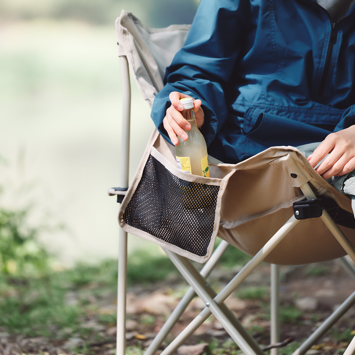 Кресло туристическое Naturehike Stellaluna T01 складное, 45х45х66 см, до 110 кг, бежевое