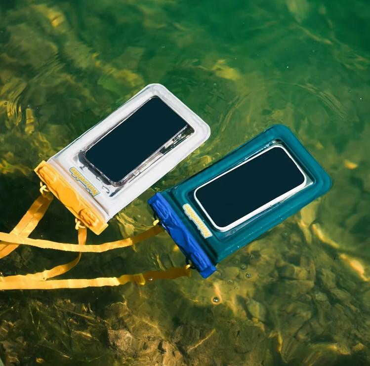 Гермочехол Naturehike плоский для телефона 23х13,5 см., зеленый