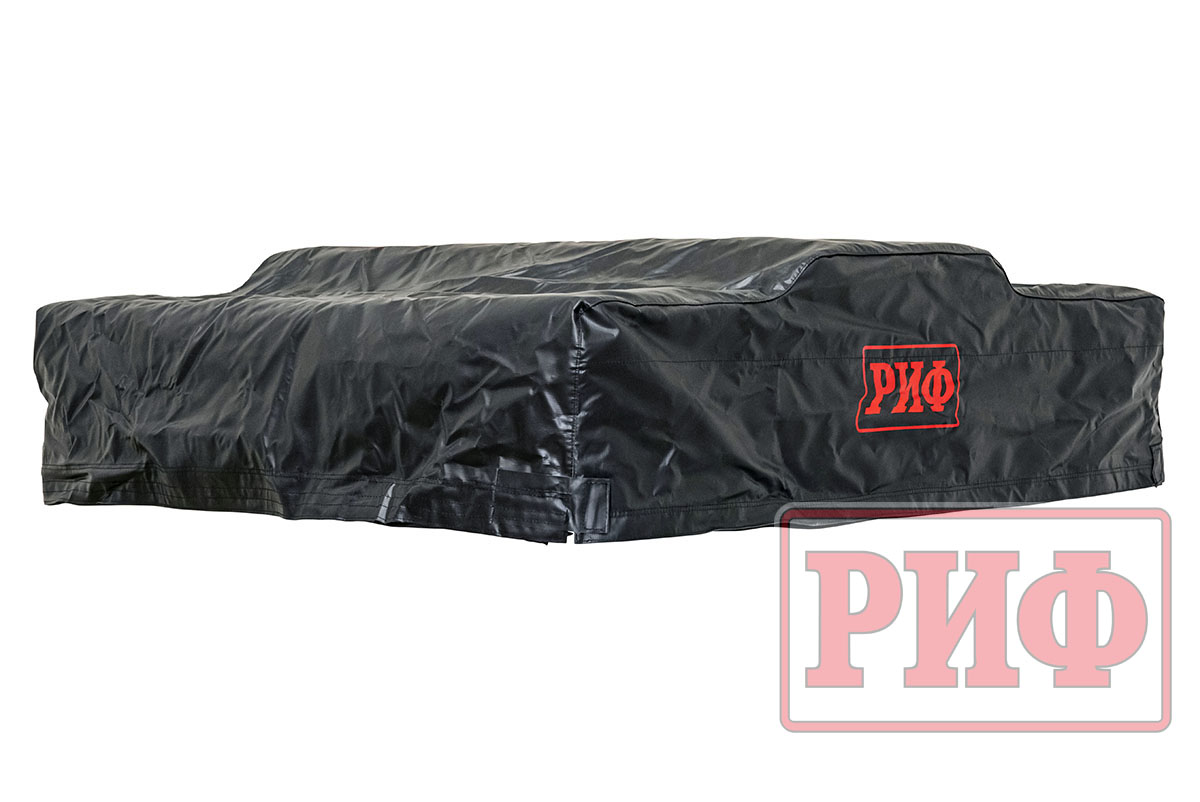 Палатка на крышу автомобиля РИФ Soft RT02-120 PRO, тент серый, 120х(240+70)х115 см