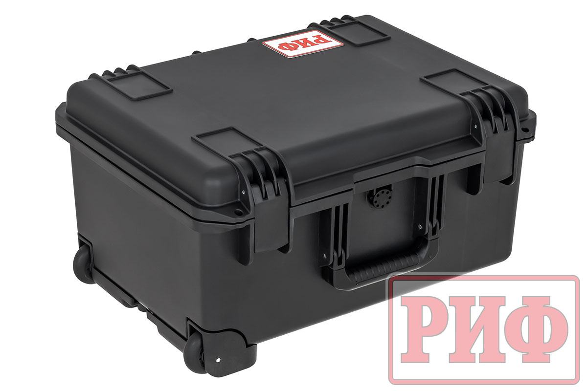 Кейс защитный ударопрочный РИФ 538x406x269 мм на колесах с телескопической ручкой