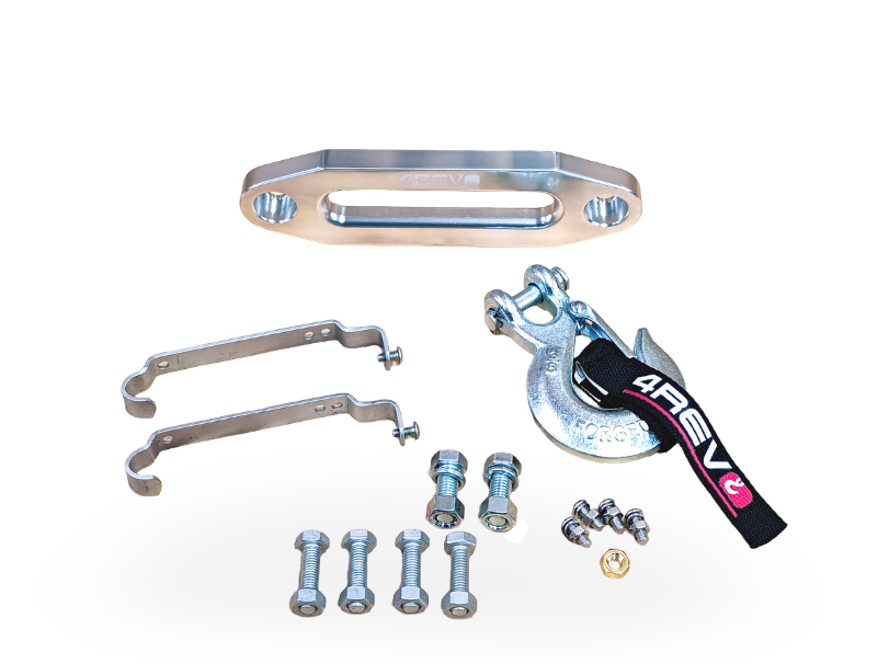 Лебедка автомобильная 4REVO SRX 9500 12В синтетический трос