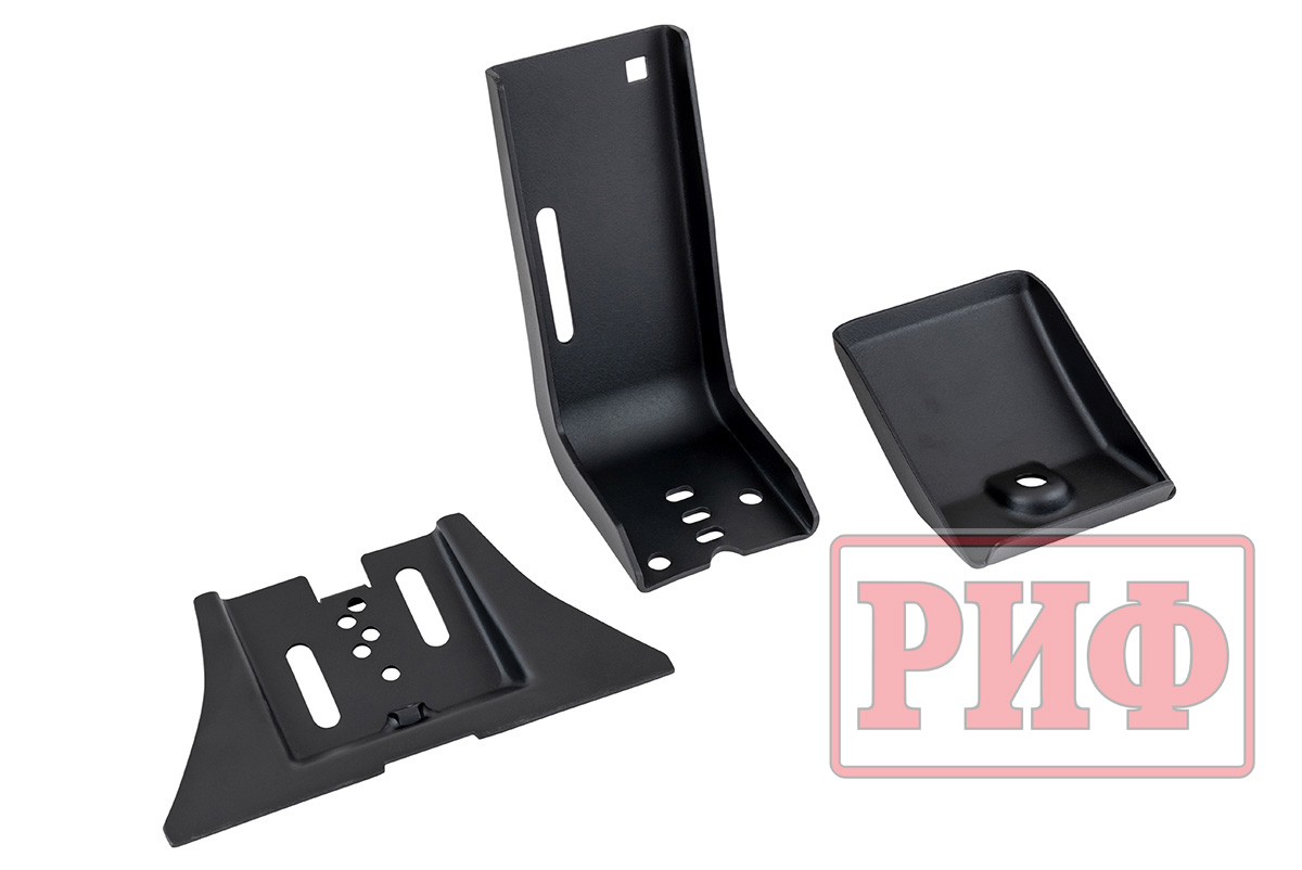 Багажник экспедиционный (платформа) алюминиевый РИФ 1250x2080 мм для Nissan Patrol Y61 2004+ (с крепежом)