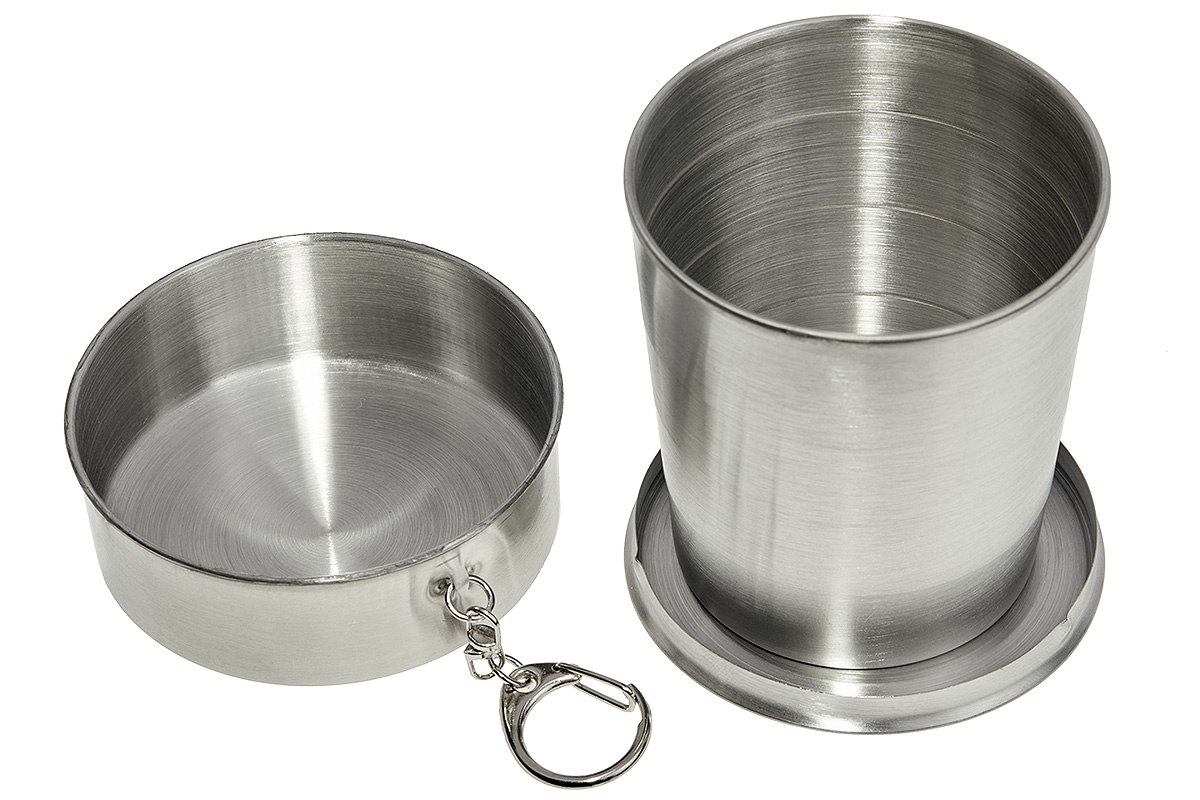 Стакан складной TOURIST,"Дружба" 250 мл, нержавенющая сталь