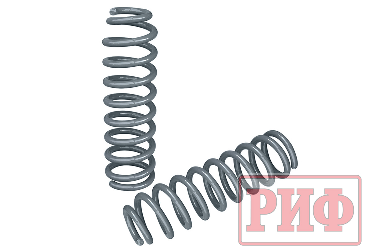 Пружины РИФ передние усиленные штатные SsangYong Rexton 1, 2, XVT, Kyron +50 кг
