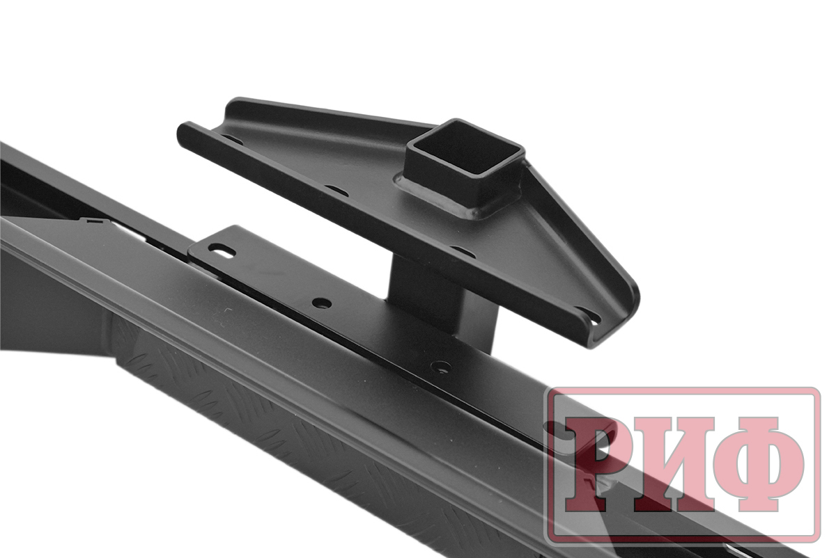 Бампер РИФ задний Jeep Wrangler JK 2006+ с квадратом под фаркоп и фонарями, стандарт