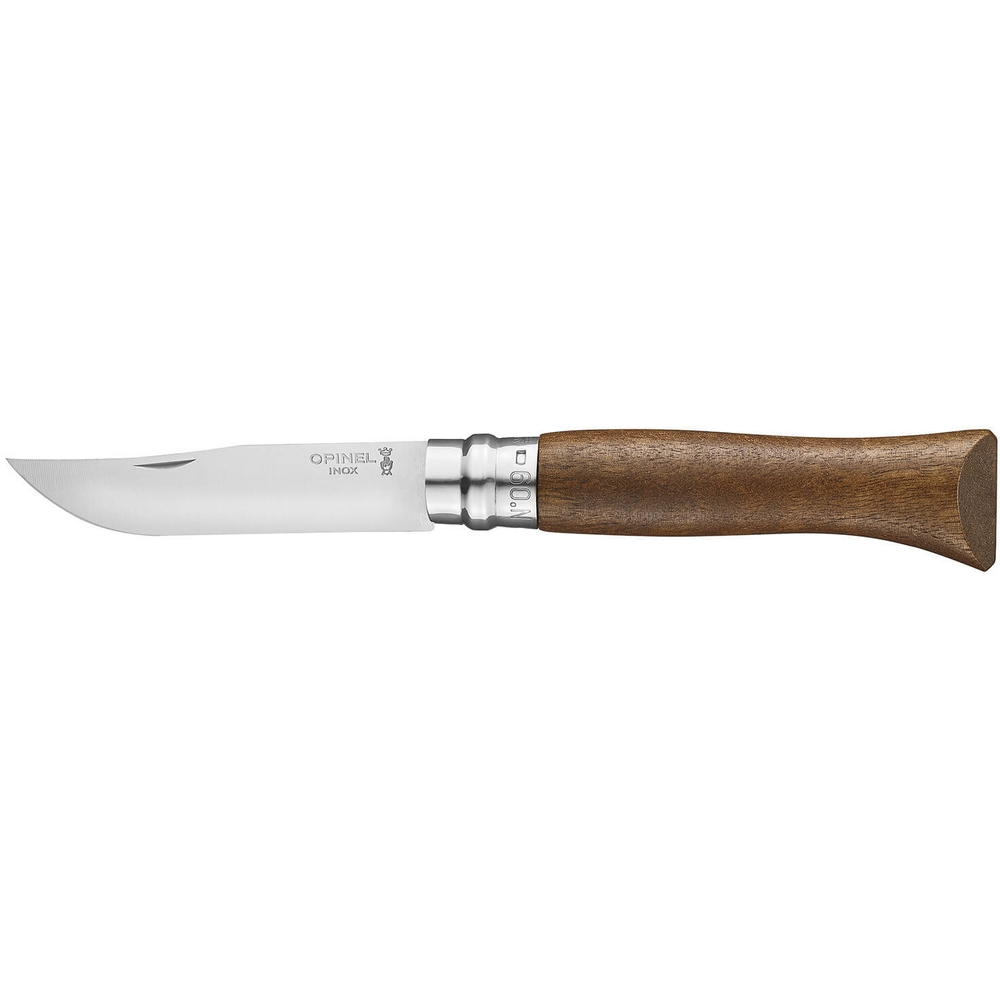 Нож Opinel №9, нержавеющая сталь, ореховая рукоять