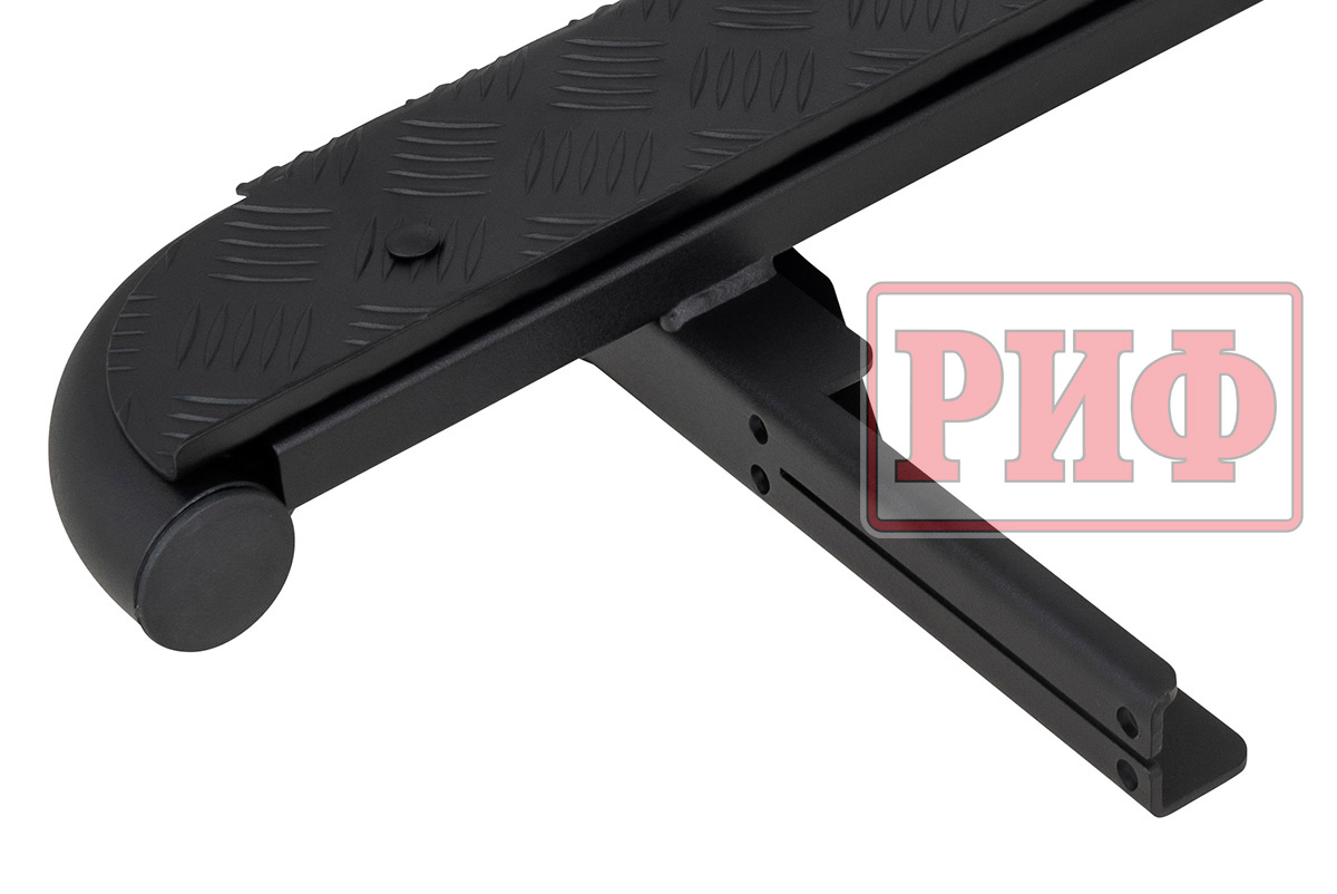 Пороги РИФ силовые ВАЗ Нива черные