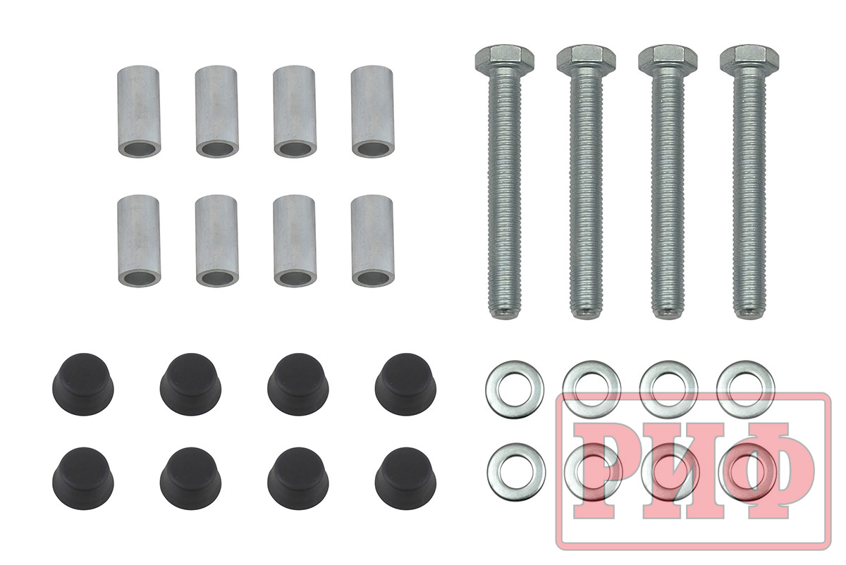 Кронштейны для крепления маркизы (крепежный размер от 40 до 48 мм) к алюминиевому багажнику (платформе) РИФ