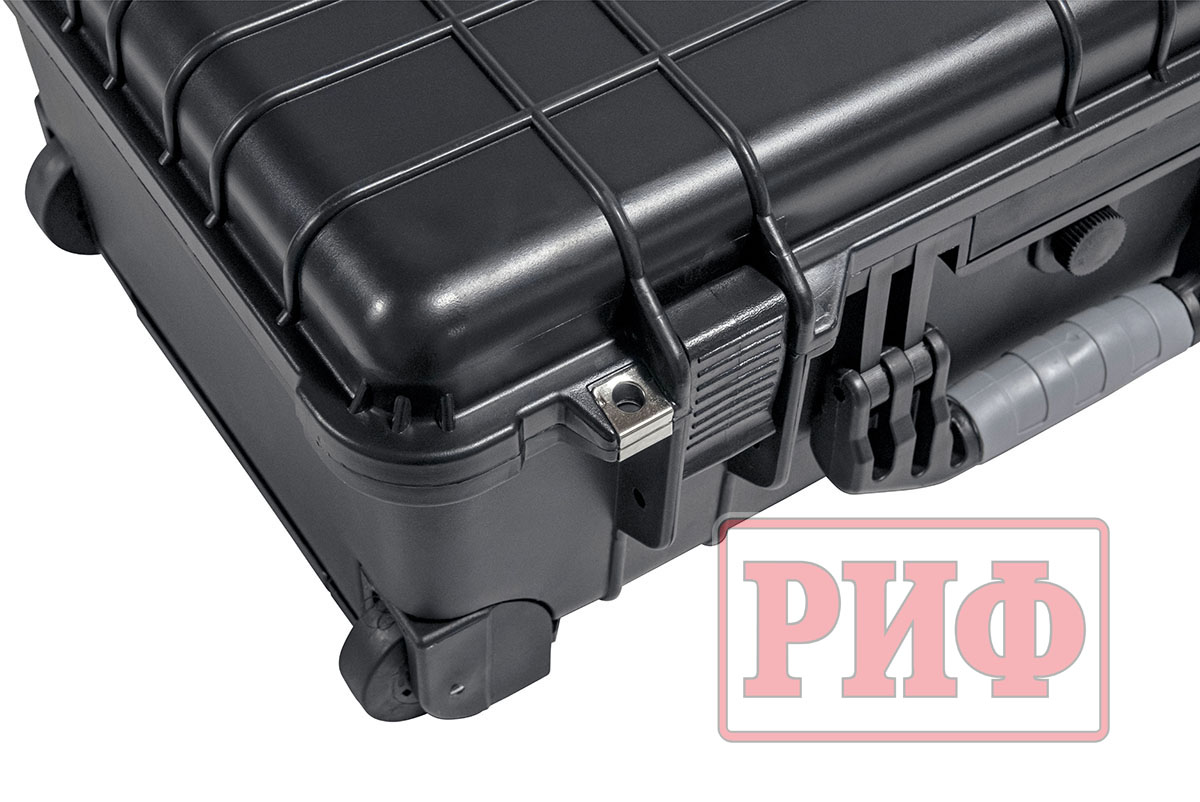 Кейс защитный ударопрочный РИФ 559х351х229 мм на колесах с телескопической ручкой IP55
