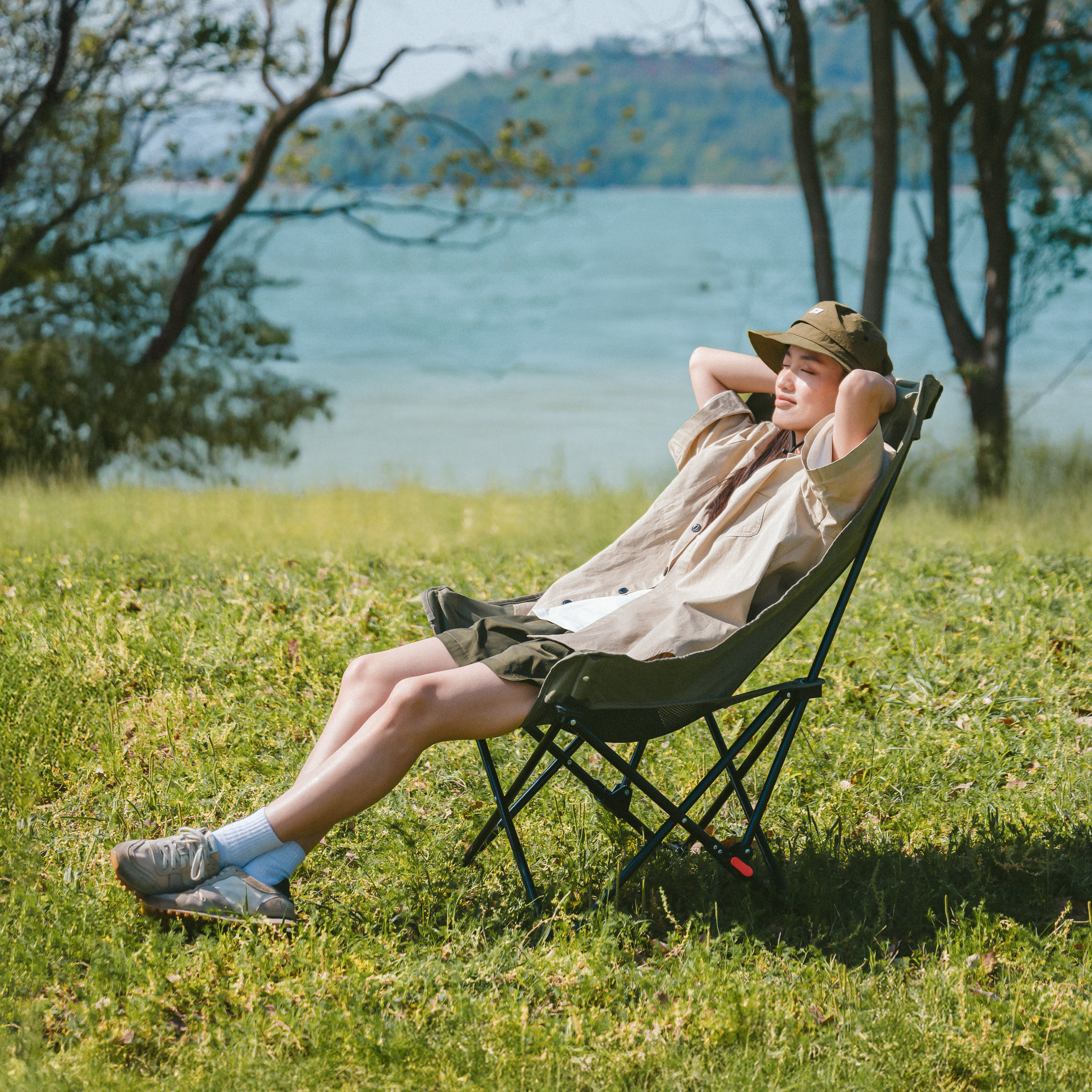 Кресло туристическое Naturehike Sea star 002, 71х66,5х95 см, складное, до 100 кг. зеленое