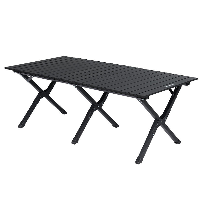 Стол туристический Naturehike Star Jane T01 складной, 119х60х44,5 см, с Х-образными ножками, черный
