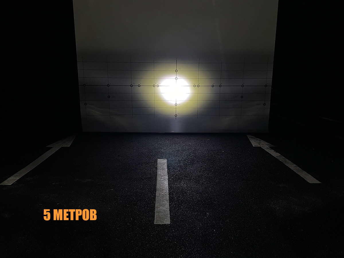 Светодиодная фара дальнего света РИФ 183 мм 20W LED