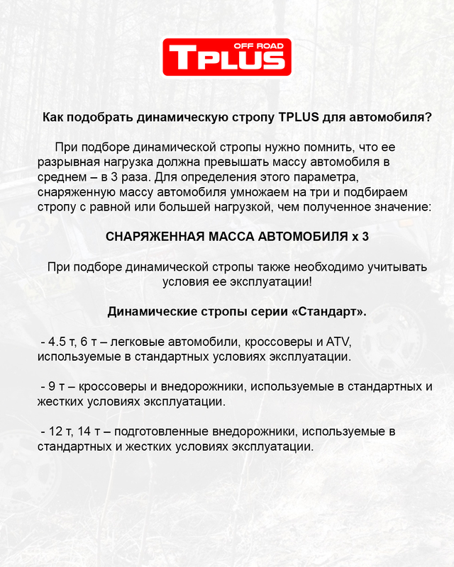 Динамическая стропа (рывковая) 12 т 10 м серия Стандарт