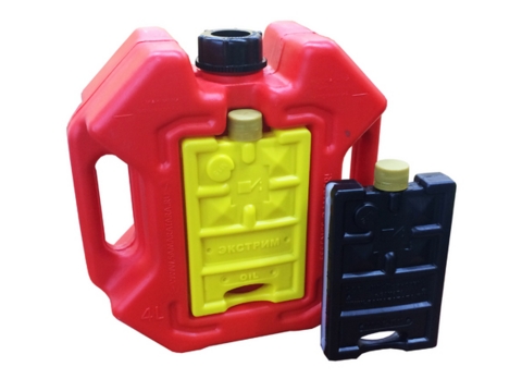 Канистра Экстрим-Стоп 4л красная, комбинированная Три в одном